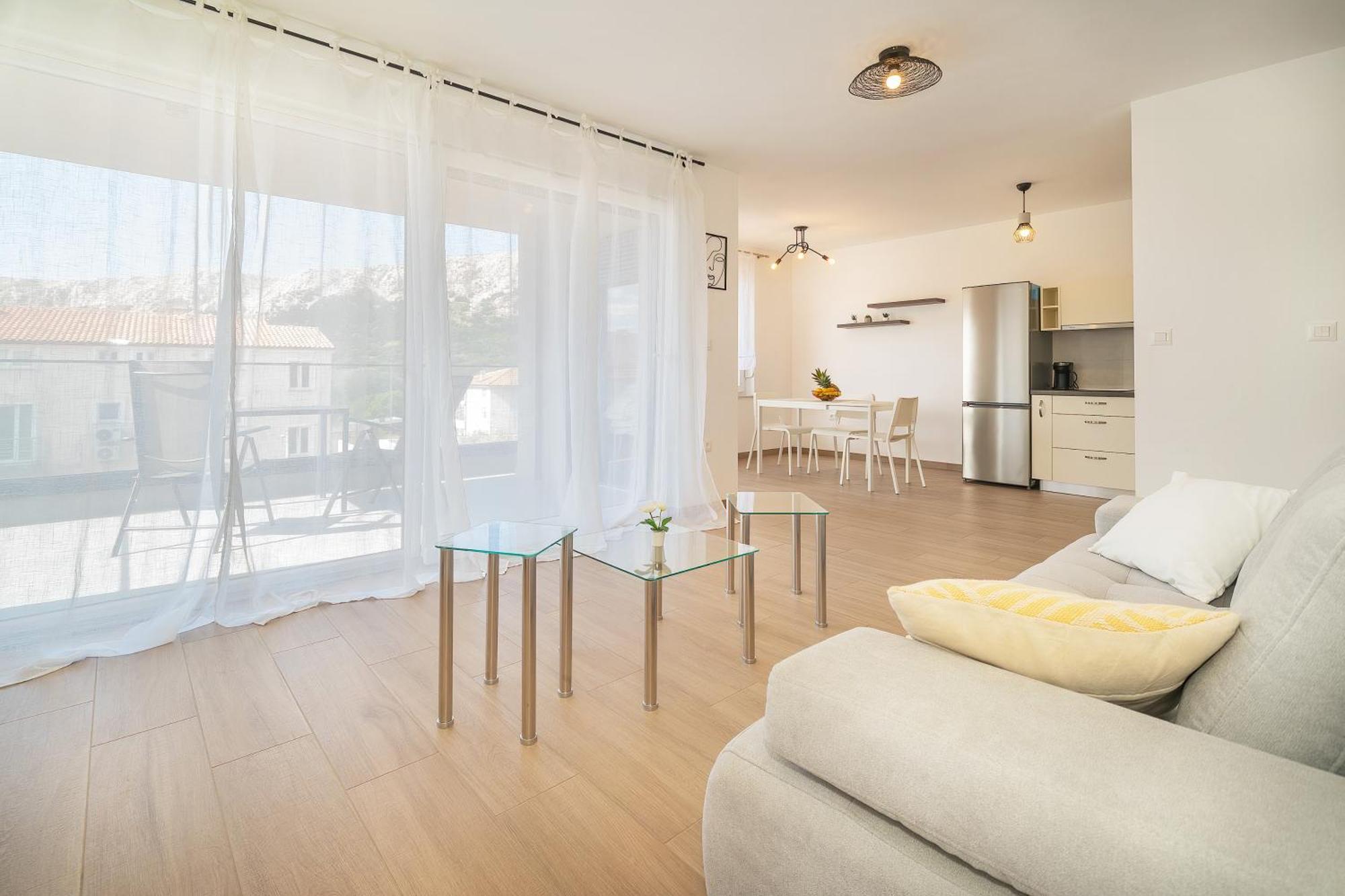 Poolside Apartments Anabella Baška Buitenkant foto