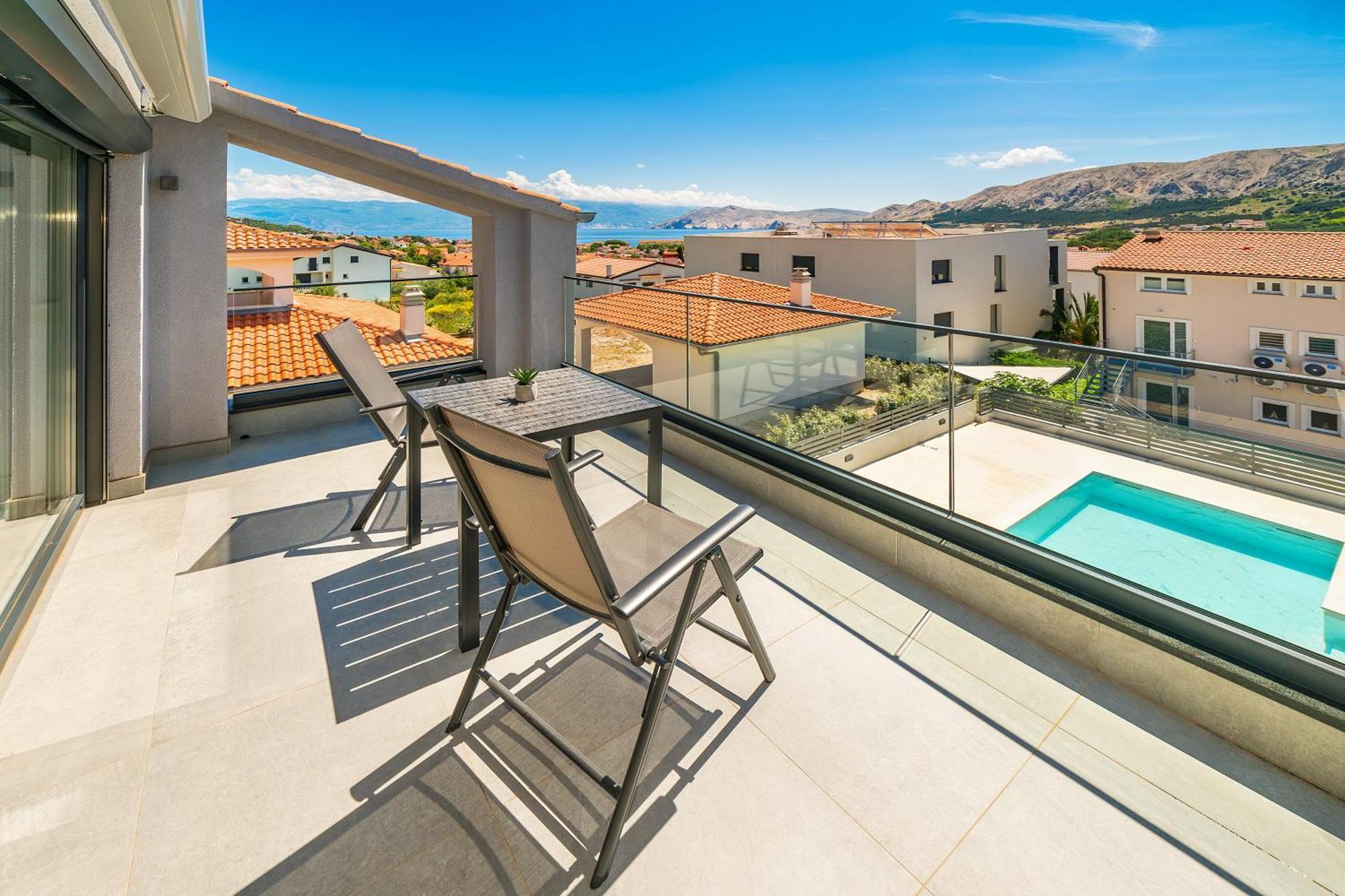 Poolside Apartments Anabella Baška Buitenkant foto