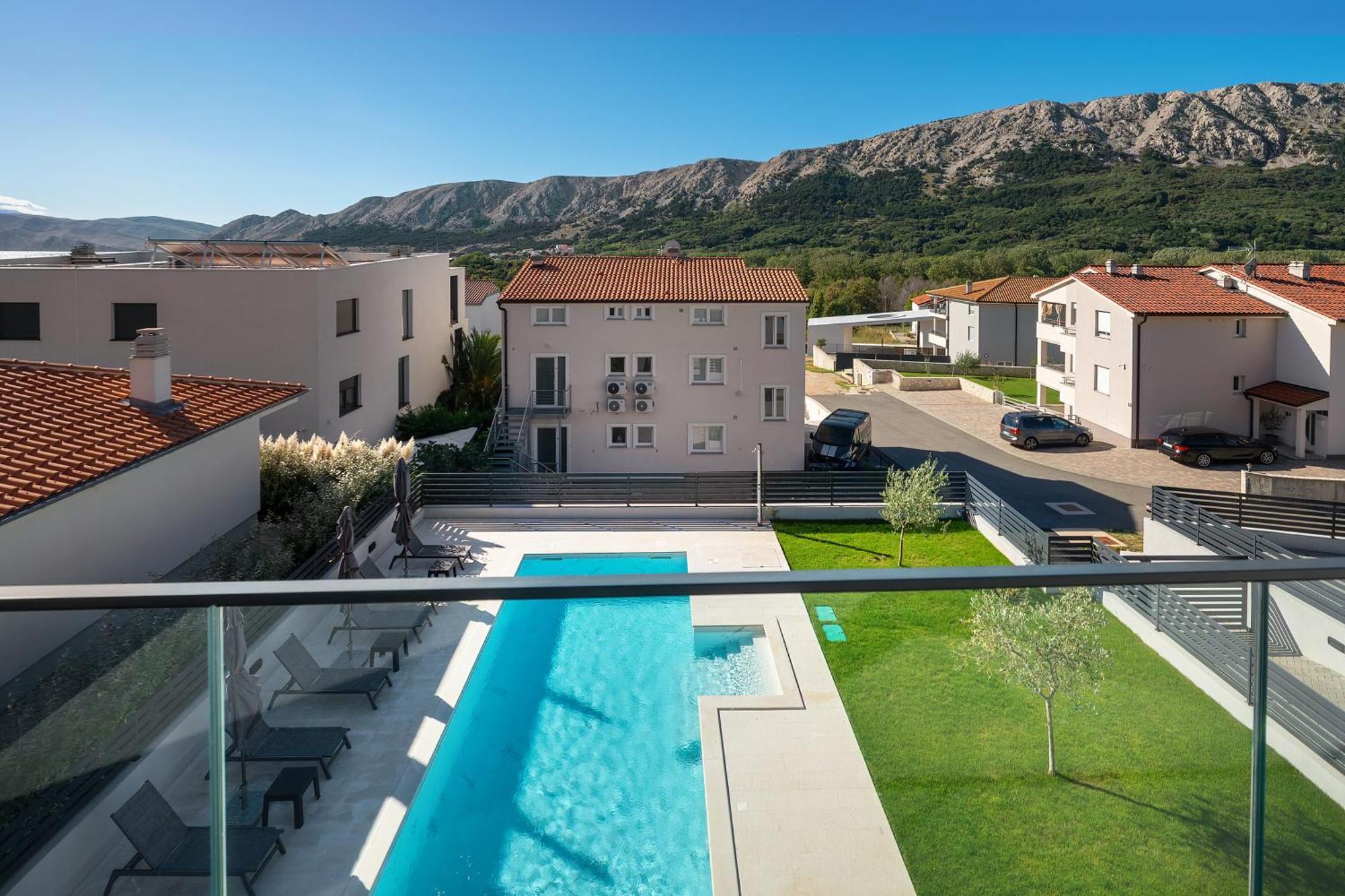 Poolside Apartments Anabella Baška Buitenkant foto